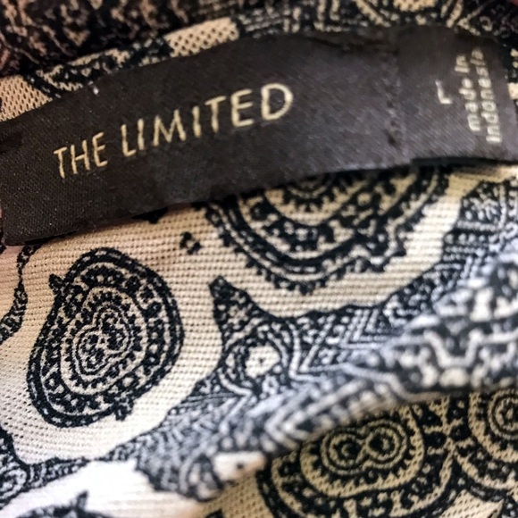 The Limited blouse top size large tan and black - Picture 7 of 7